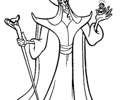 Coloriage Jafar