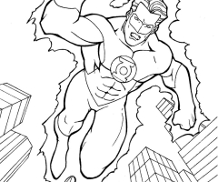 Coloriage Green Lantern