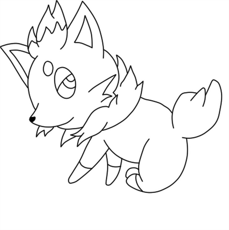 Coloriage Zorua