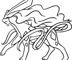 Coloriage Suicune