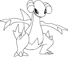 Coloriage Carmache Pokemon